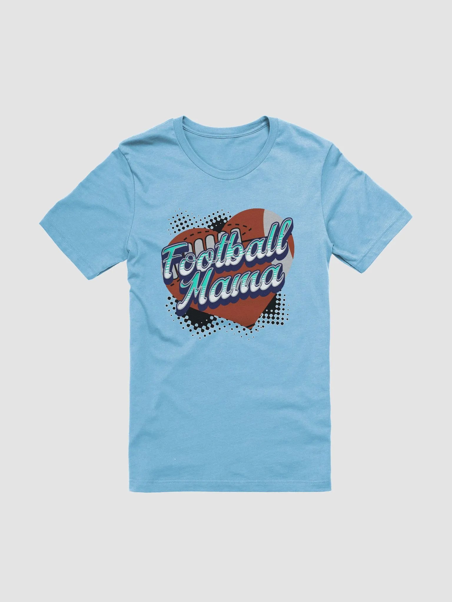 Mama Heart Football T-Shirt product image (1)