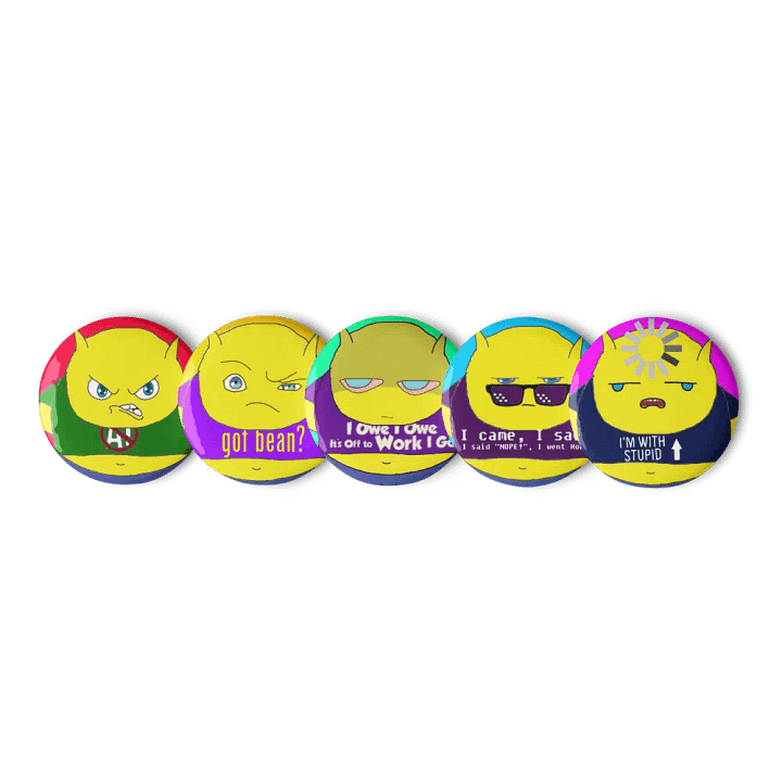 I'm with Bean Pins series 1 product image (1)