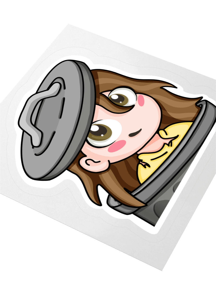 Trash Can Sticker product image (3)