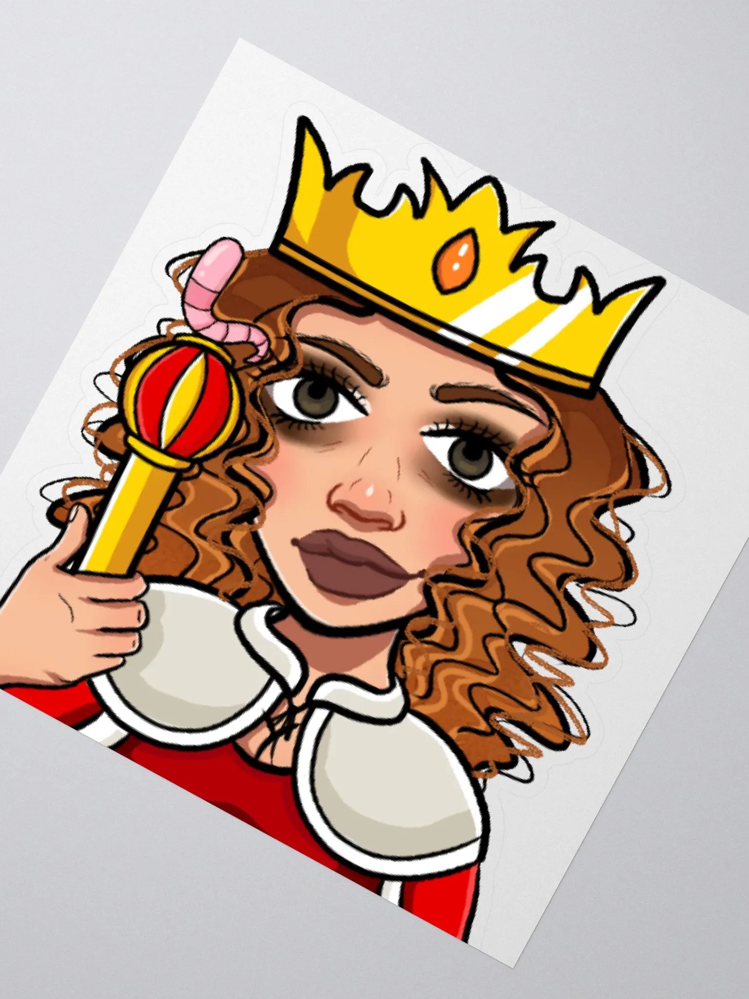 Worm Queen Sticker product image (2)