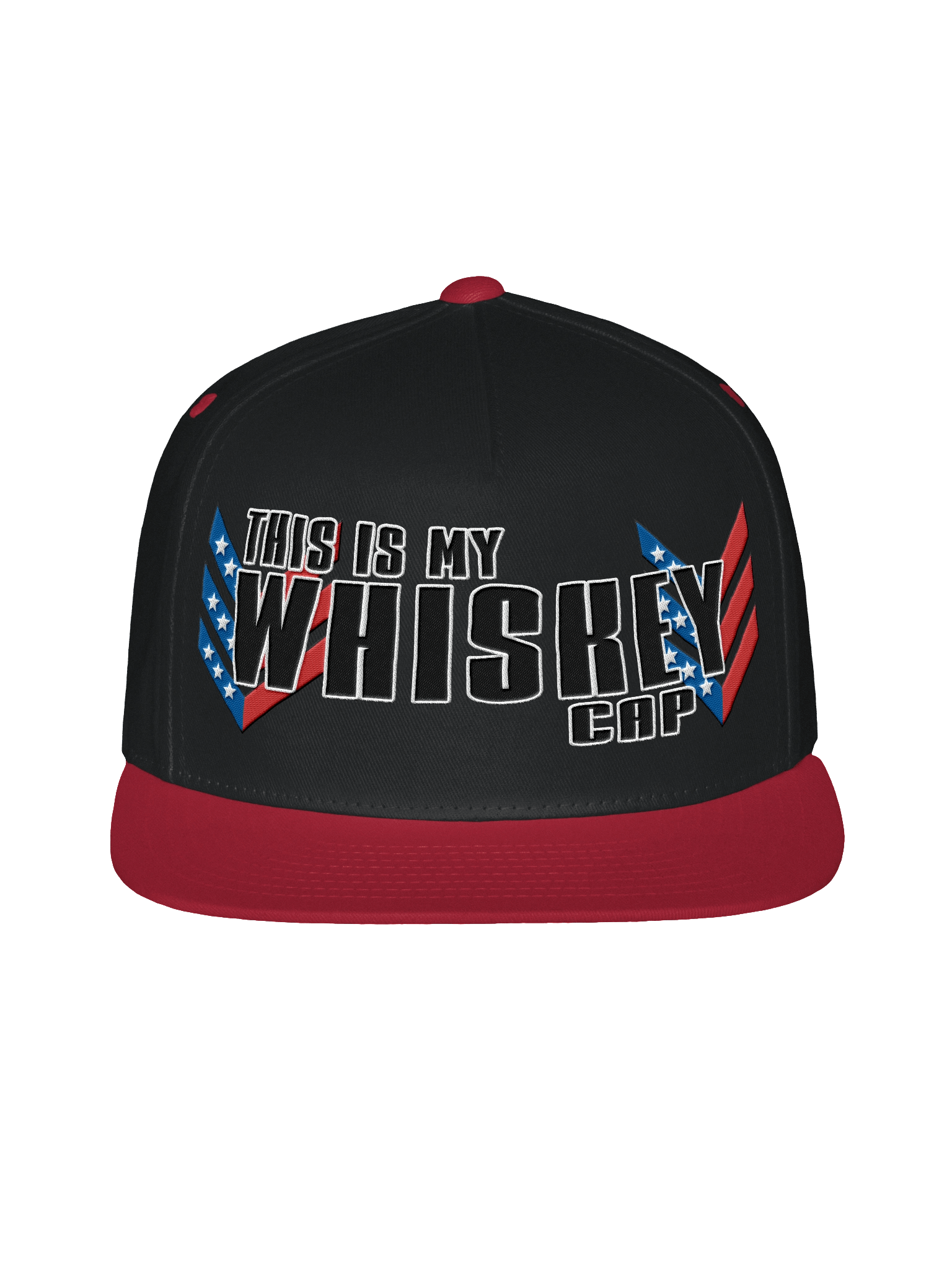 TWC "THIS IS MY WHISKEY CAP" Flat Snapback Hat - Embroidered product image (19)