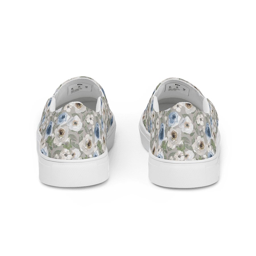 Grey Roses Canvas Shoes product image (4)