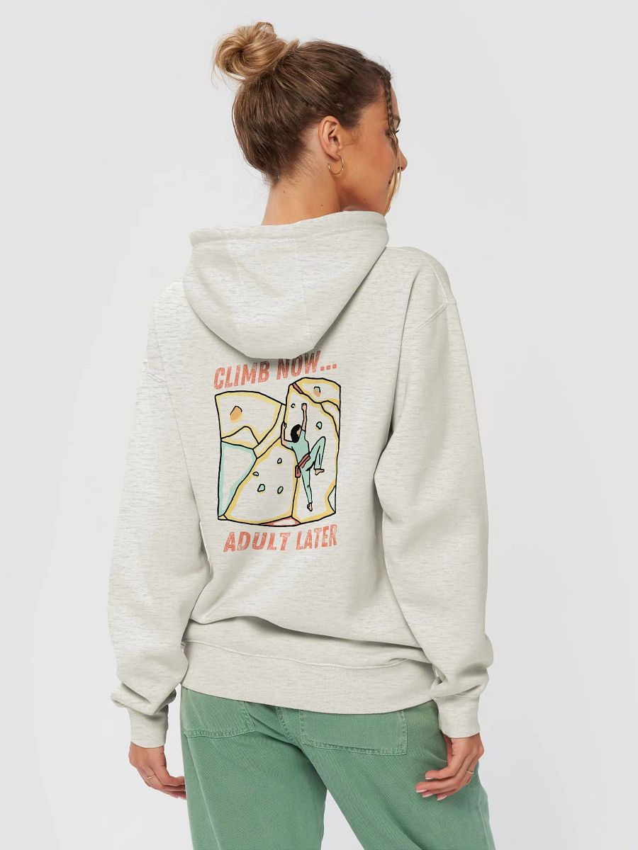 Climb Now...Adult Later - Climber Hoodie product image (3)