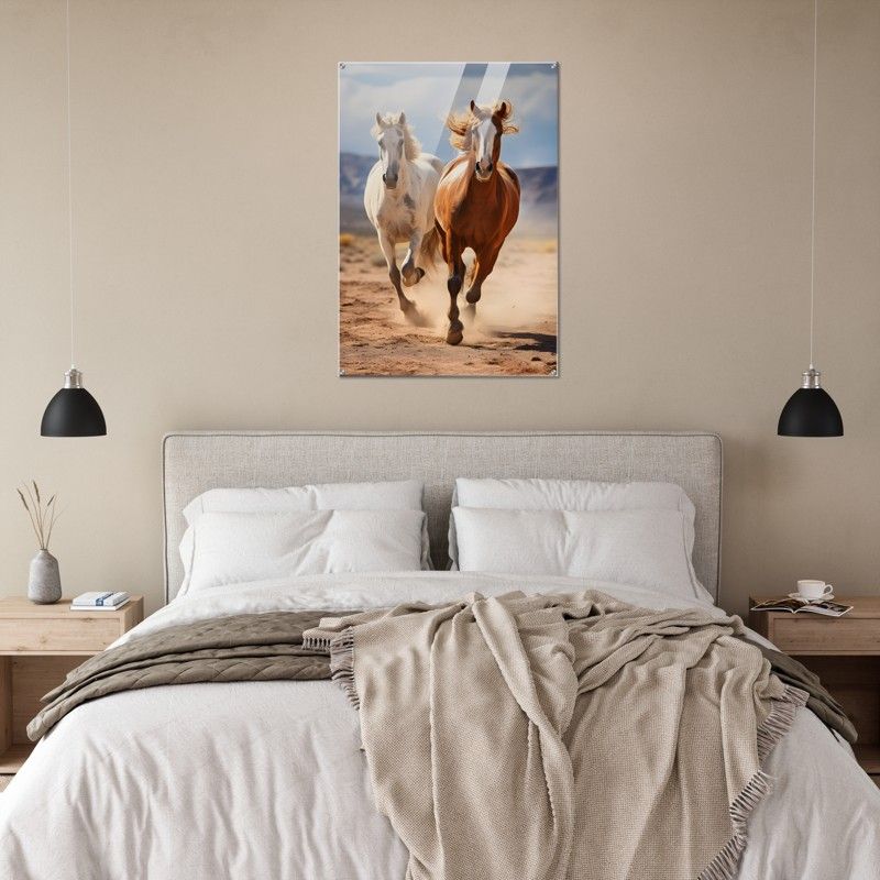 SINGLE HORSE FACE GLOSSY ACRYLIC PRINT product image (6)