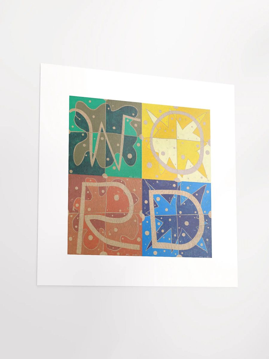 W+O+R+D Print product image (4)