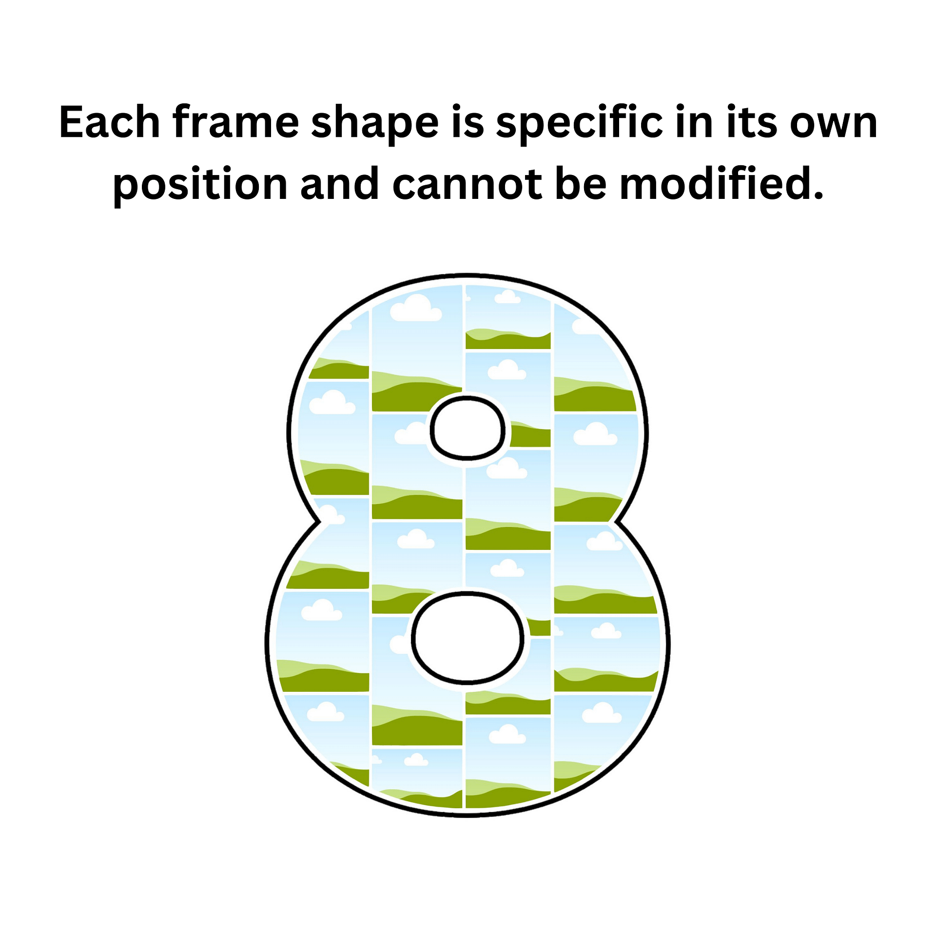 All Digits (1, 2, 3, 4, 5, 6, 7, 8, 9, 0) Number Frames Canva Template product image (4)