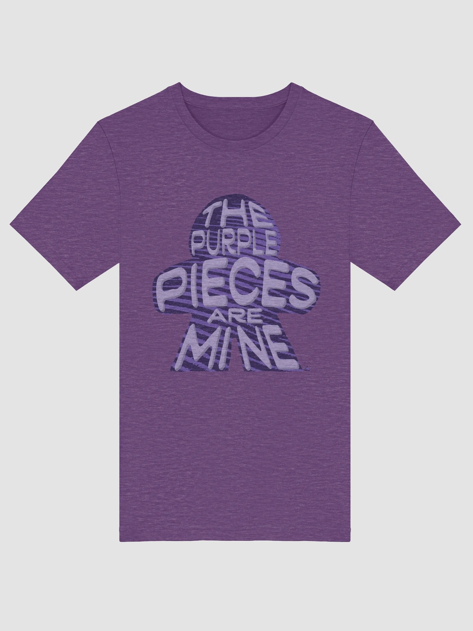 Purple Meeple T-Shirt product image (5)