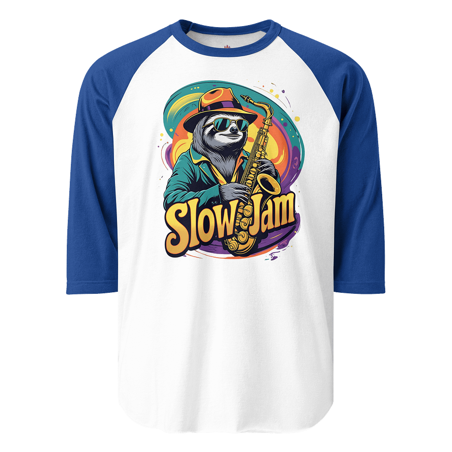 Sloth Saxophone Slow Jam Tee product image (25)