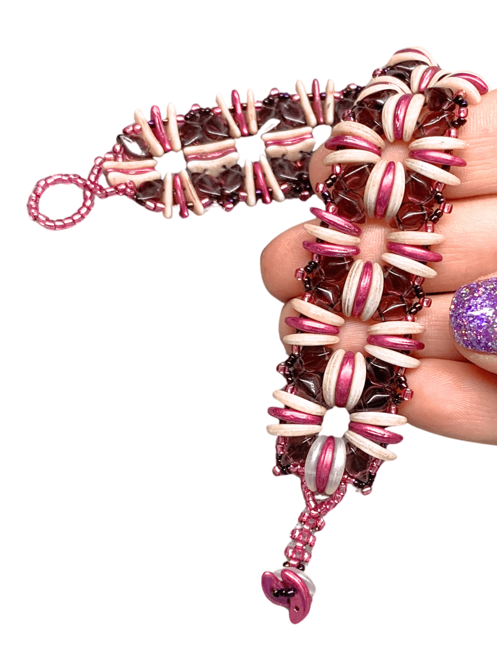 Operetta Beaded Bracelet - Pink product image (4)