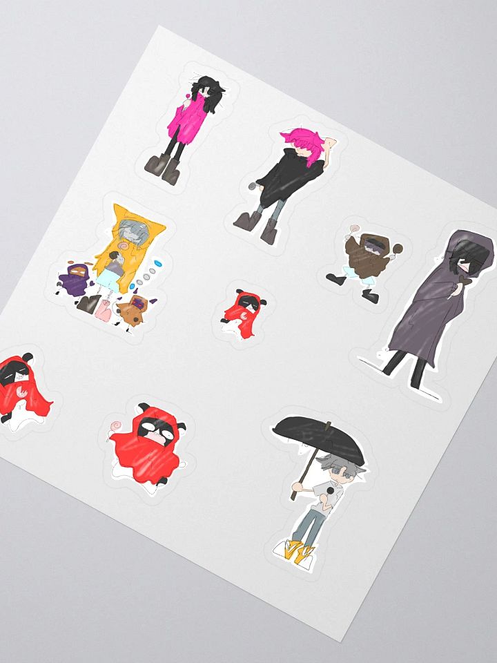 Moon Savers + Hampan and Ray stickers product image (2)