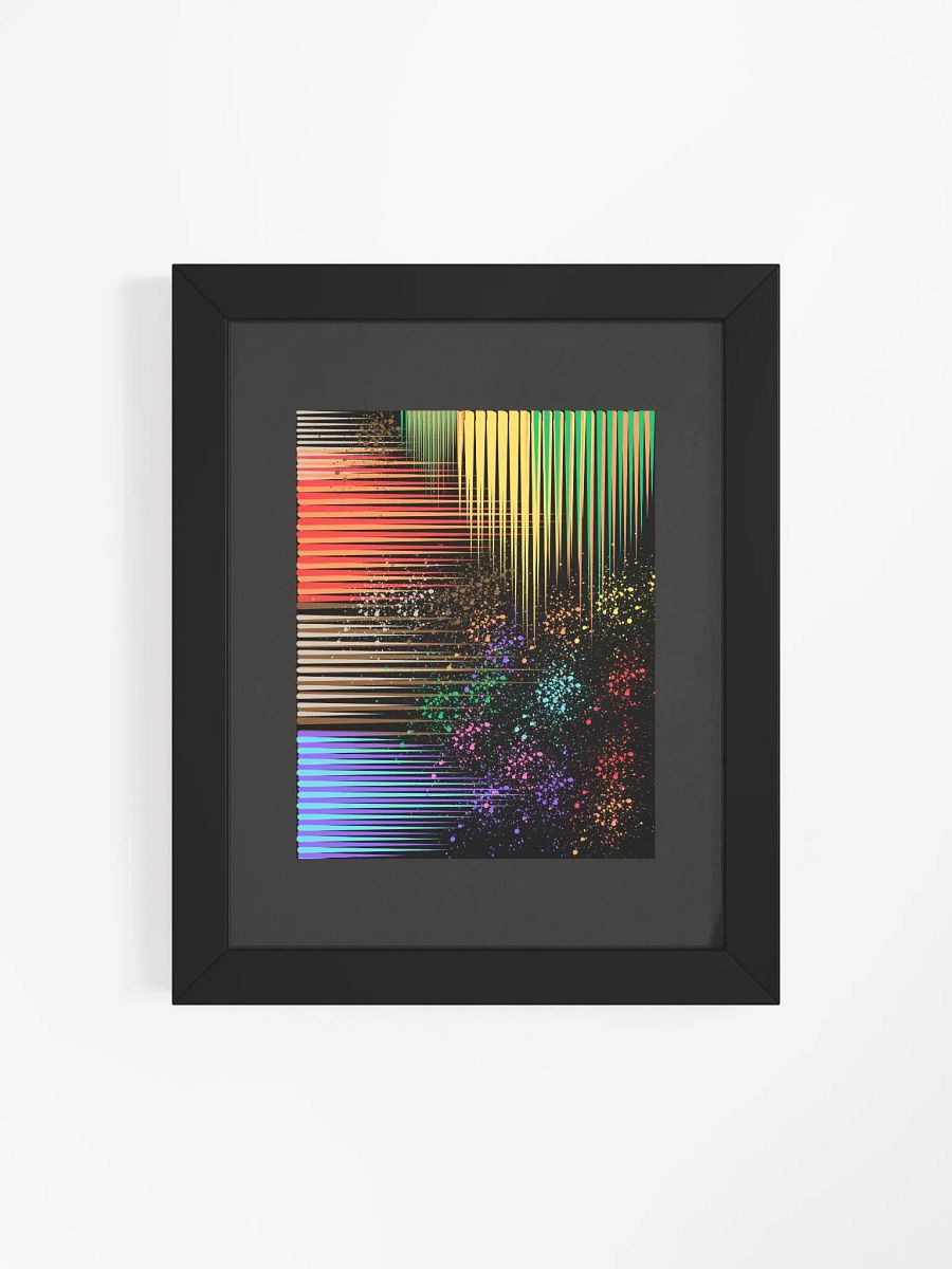 Vibrant Grid Art Framed Poster product image (16)