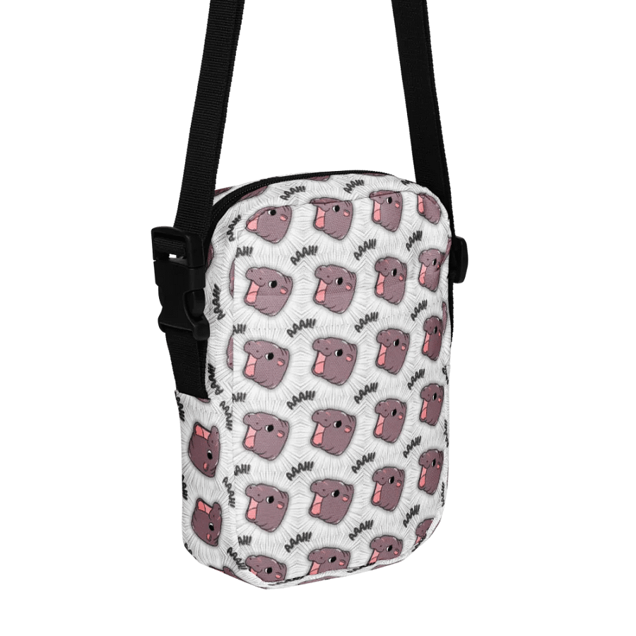 MOODENG'S WHITE AAAH! UTILITY CROSSBODY BAG! product image (6)