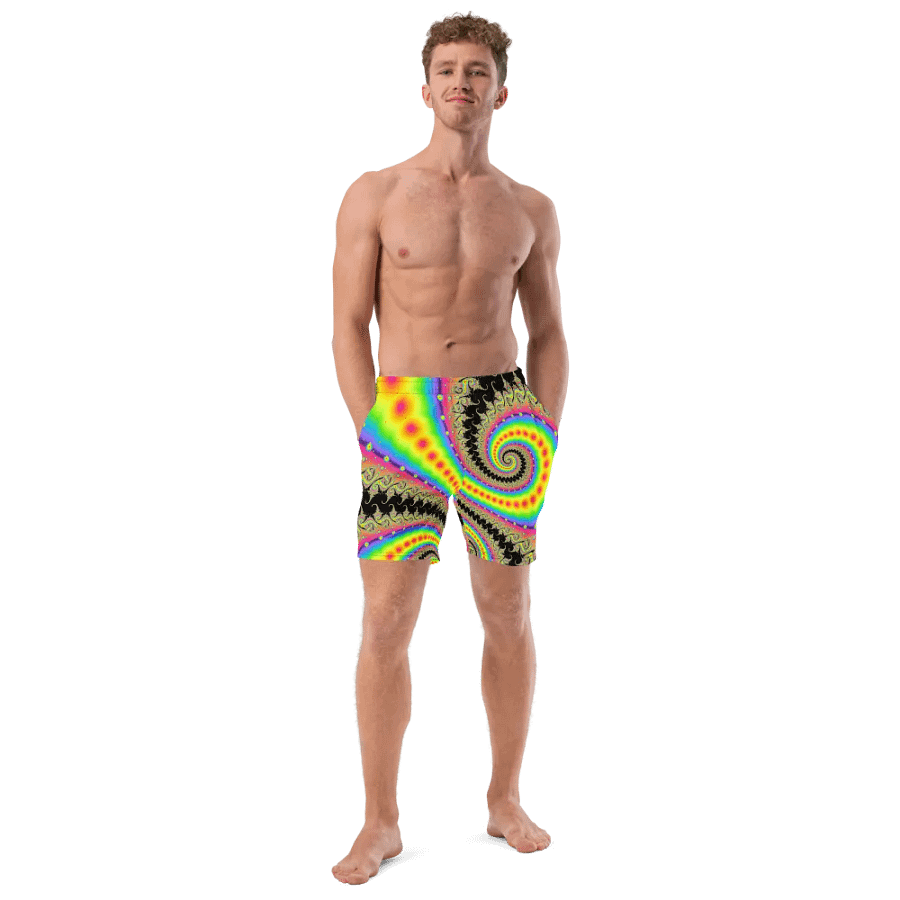Fractal Swim Shorts - Pink Lemonade and Candy Twists product image (10)