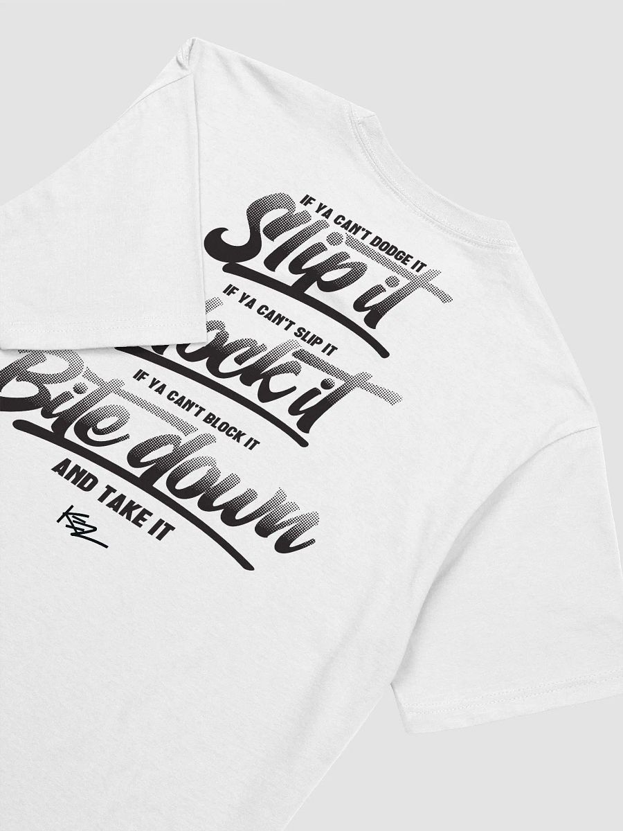 BITE DOWN TEE WHITE/BLACK product image (4)
