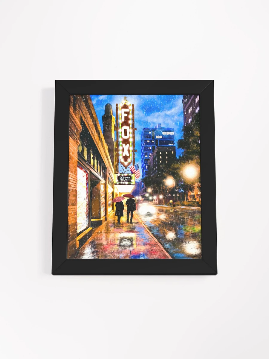 Fox Theatre At Night – Rainy Atlanta Framed Poster product image (9)
