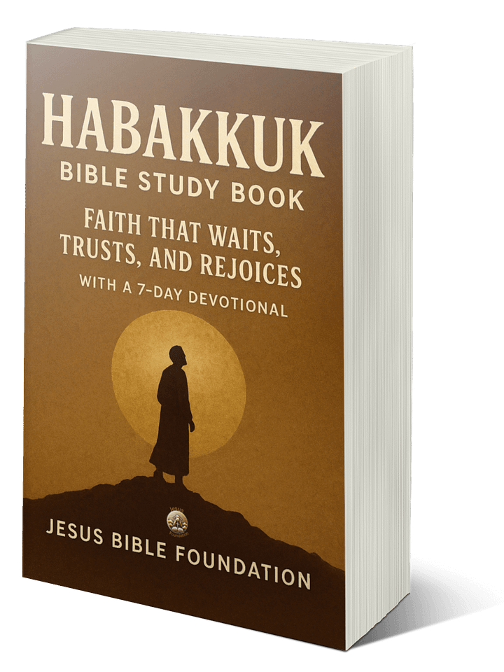Habakkuk Bible Study Book: Faith That Waits, Trusts, and Rejoices With A 7 Days Devotional product image (1)