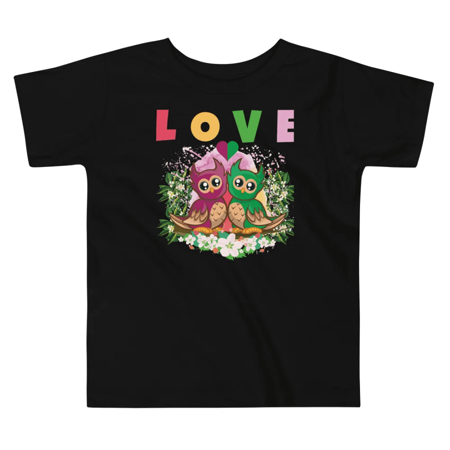 Love Colorful Funny Cute Bella +Canvas Toddler T-Shirt – Best Gift for Kids product image (4)