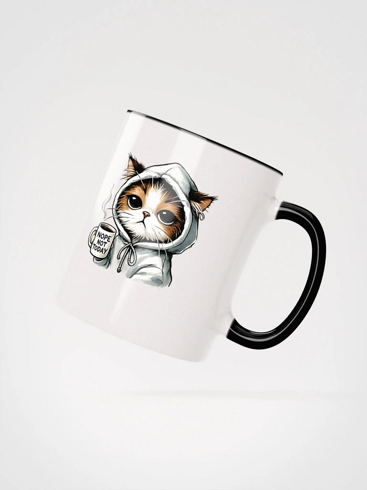 Nope, Not Today’ Sarcastic Cat Lover Mug – Durable, Funny, and Relatable product image (5)