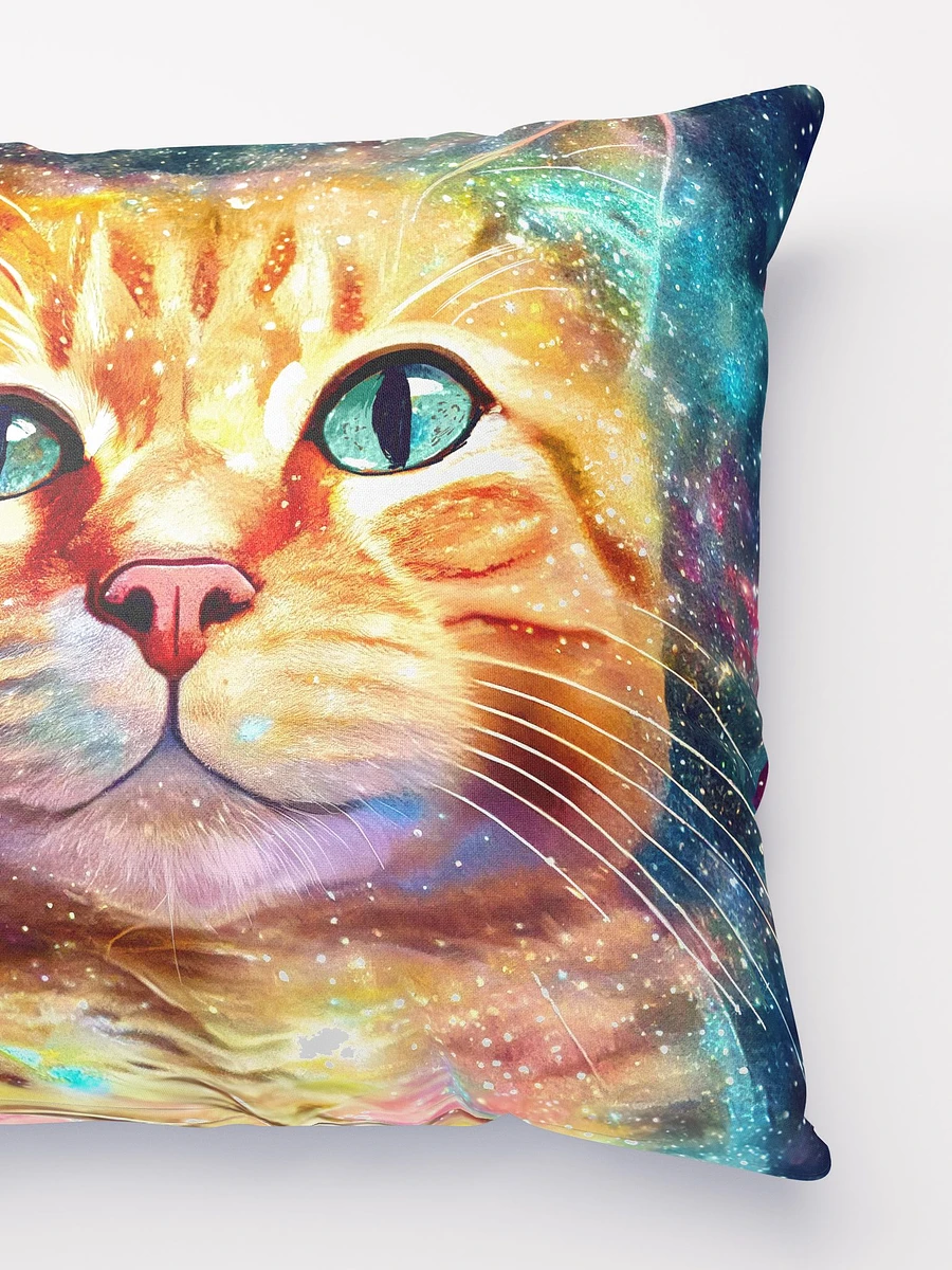 Among The Stars - Ginger Cat Throw Pillow product image (3)