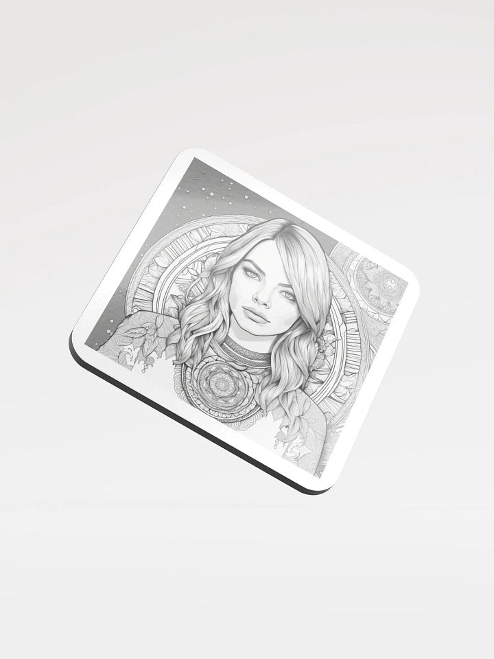 Mandala Muse Glossed Cork Coaster product image (1)