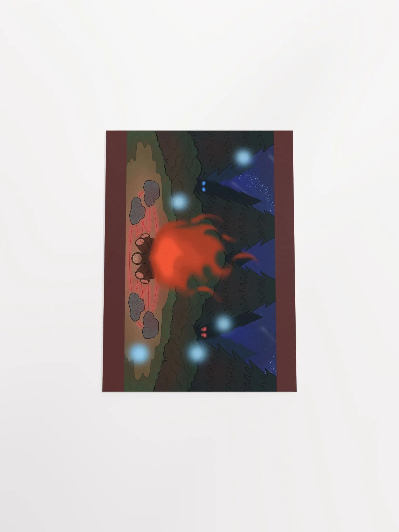 Enhanced Matte Paper Poster - Cryptid Summoning Circle - Full product image (4)