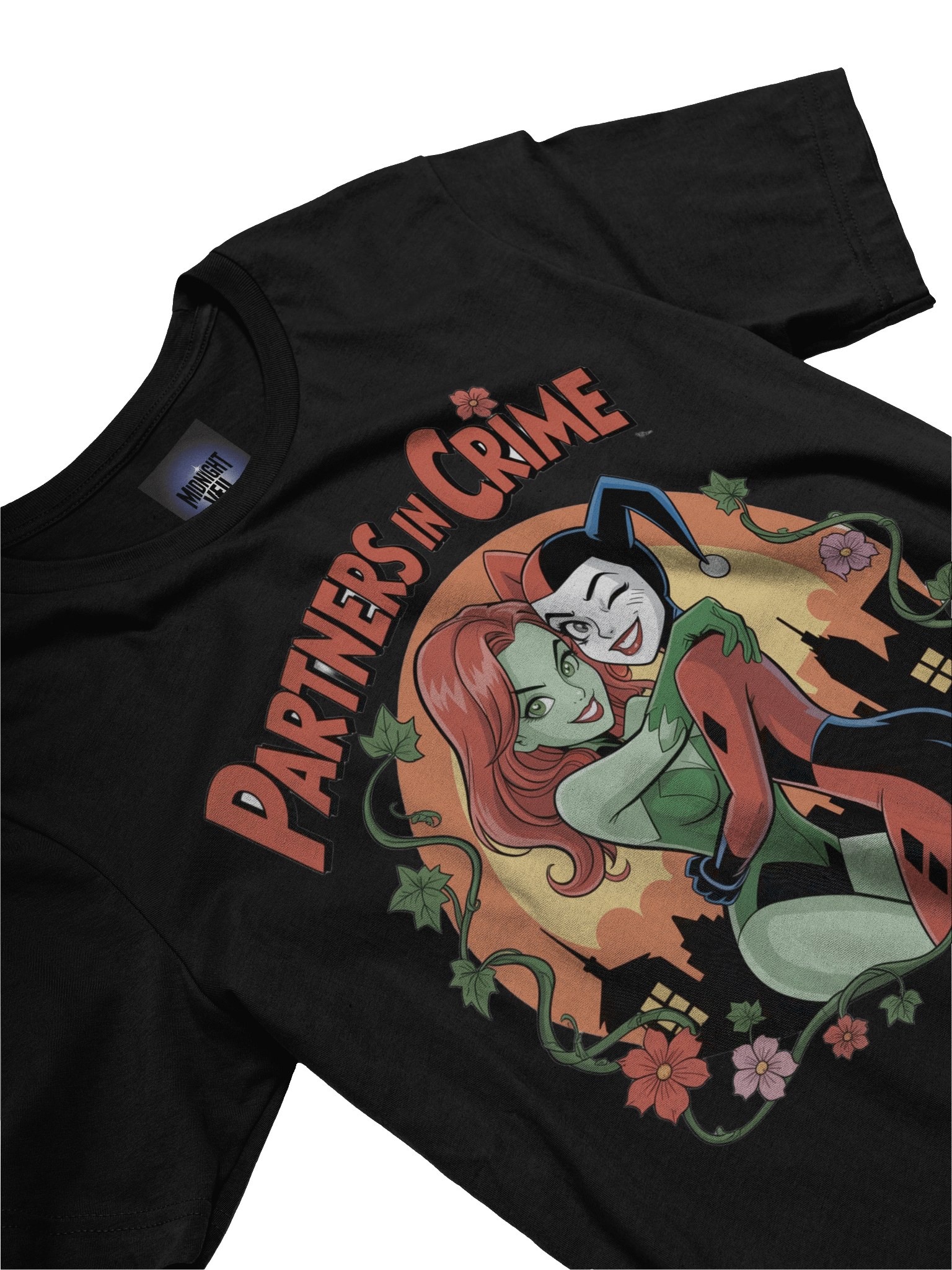 Vinebound Vixens: Harley Quinn & Poison Ivy Partners in Crime T-Shirt product image (5)