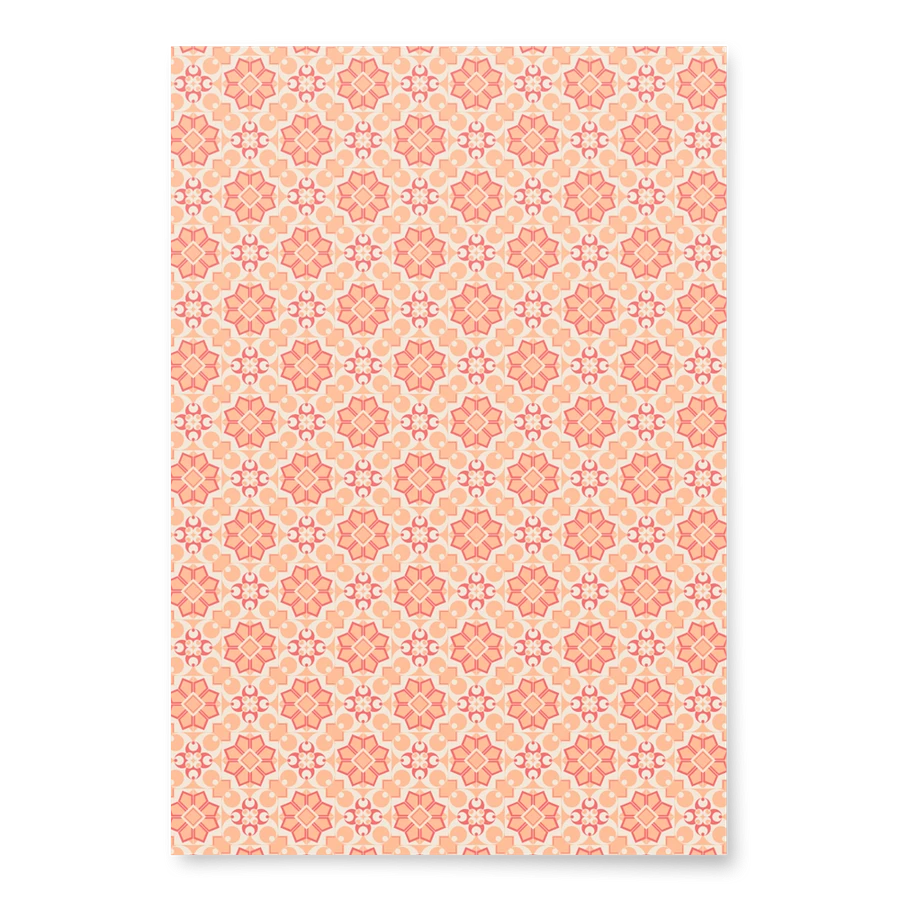Peach Mosaic Wrapping Paper product image (2)