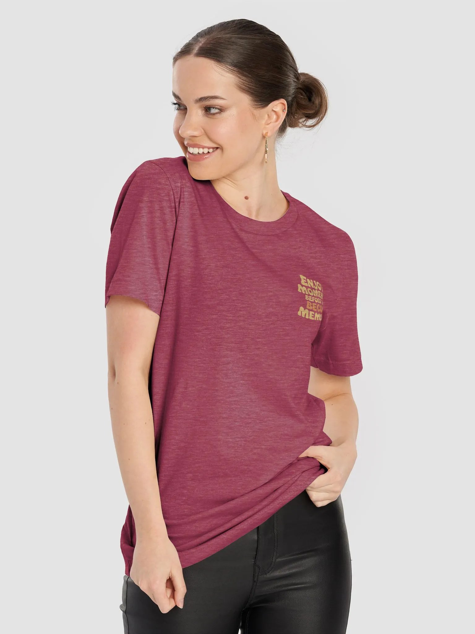 Enjoy Moments Before They Become Memories Gradient T-Shirt product image (28)