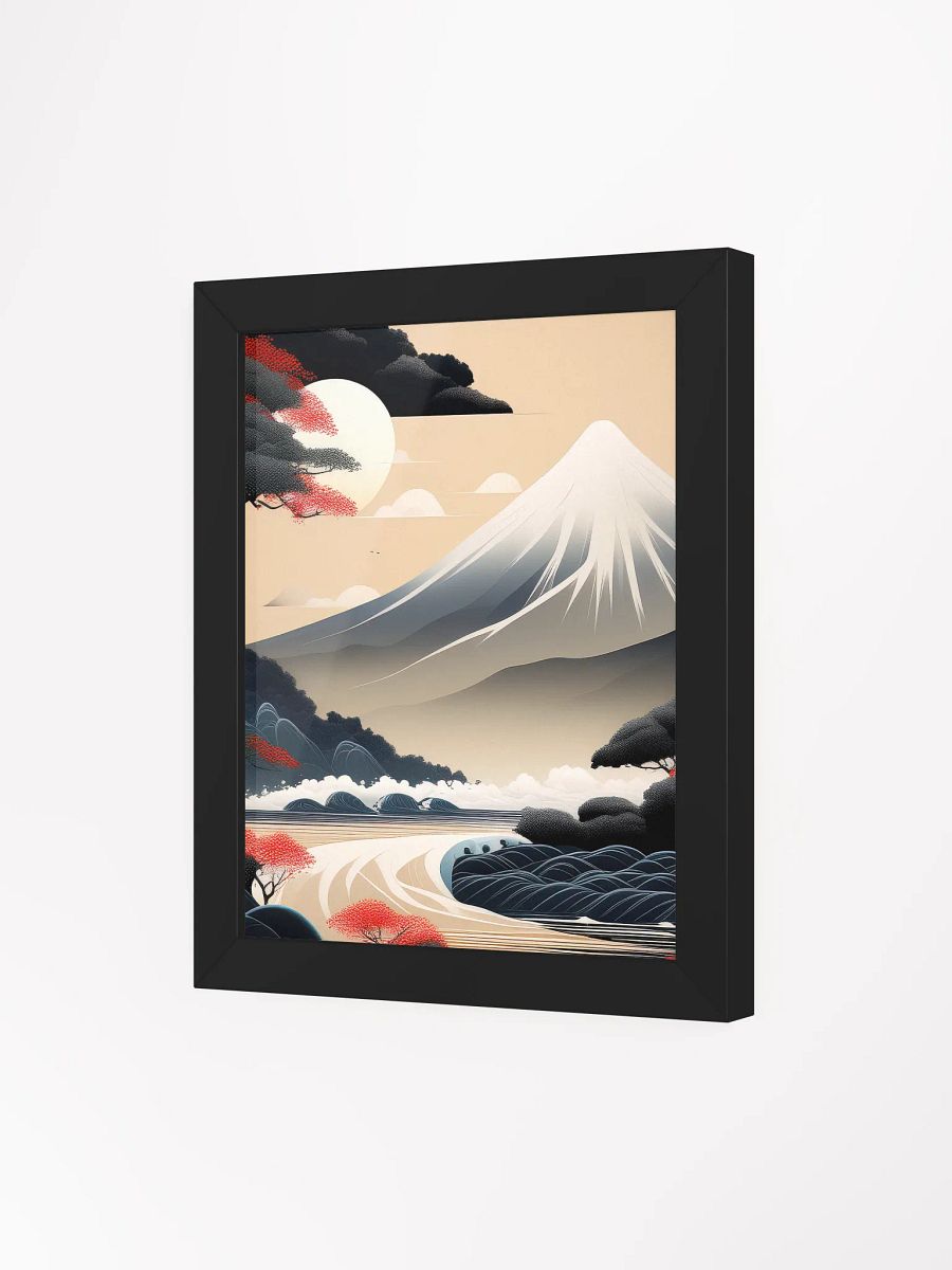 Japandi Art Mountain Landscape - Wall Art - Framed product image (19)
