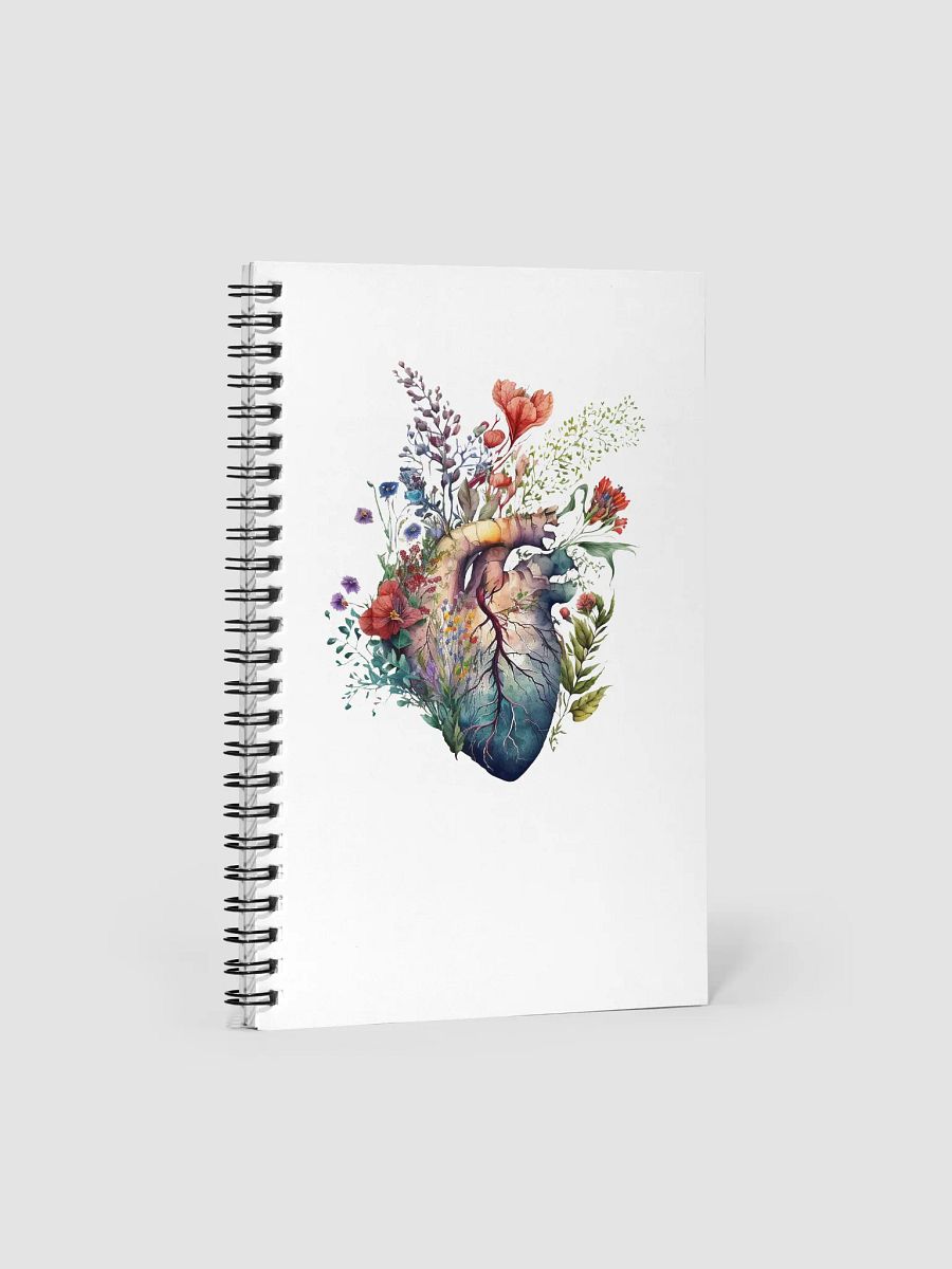 Wildflower Heart Spiral Notebook – Thoughtful Gift for Heart Heroes product image (1)