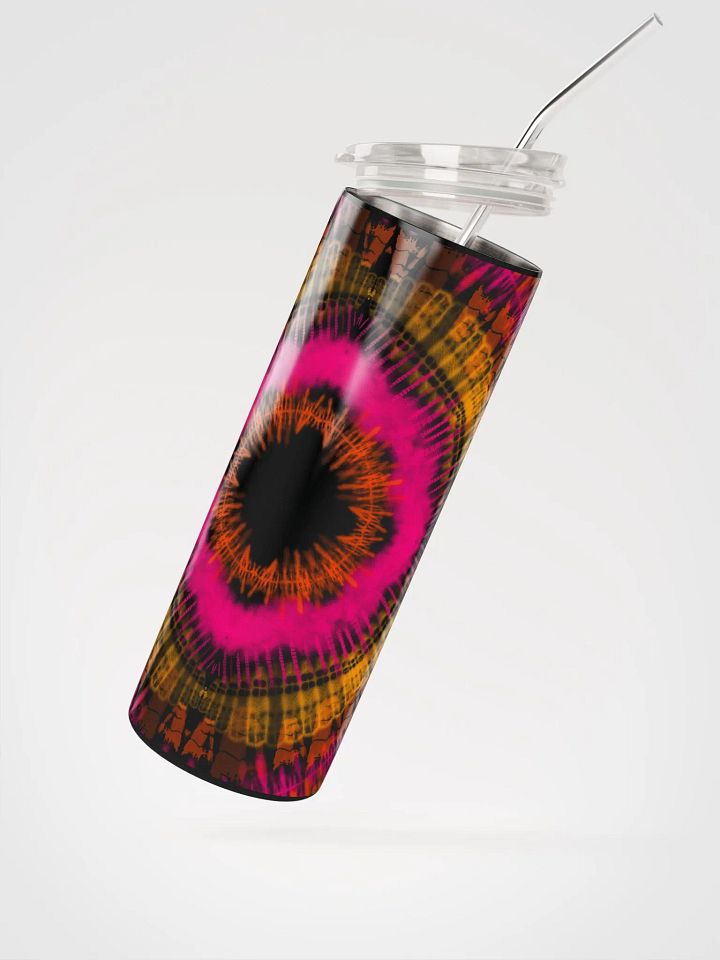 Vibrant Tie Dye Stainless Steel Tumbler: Eco-Friendly Chic for On-the-Go sips product image (2)