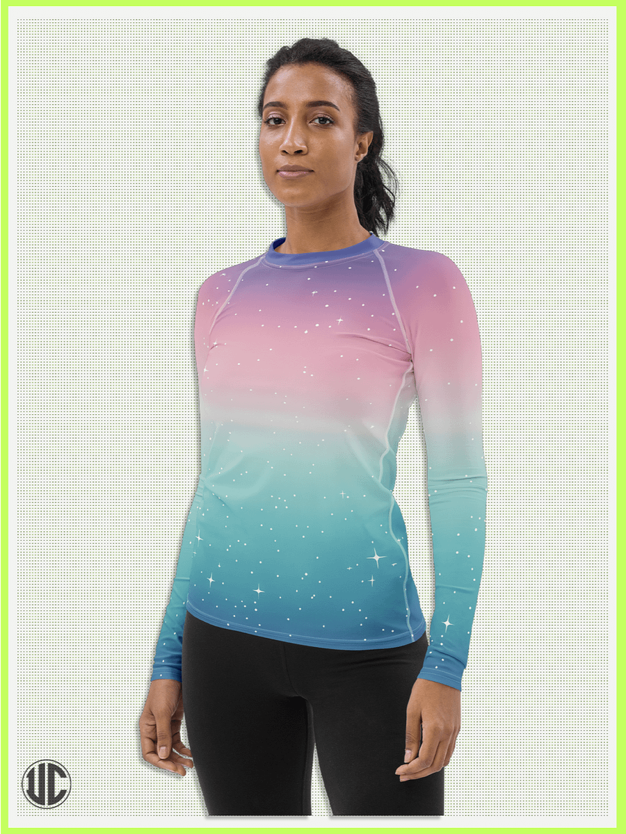 Celestial Glow – Women’s Rash Guard product image (3)