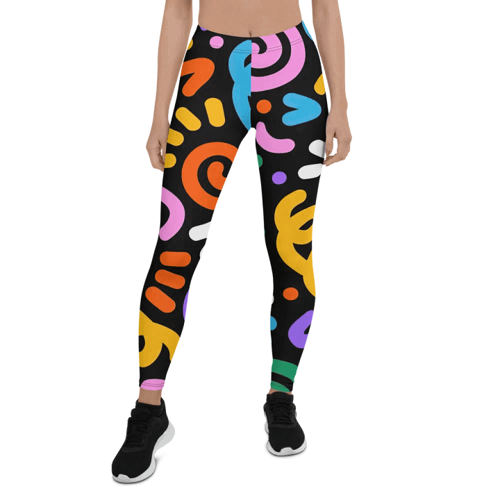 Whimsical Spirals All-Over Leggings product image (1)