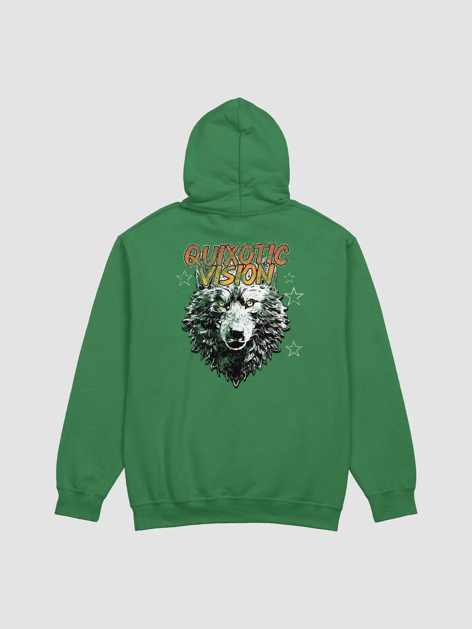 Wolf Star Back Gildan Hoodie product image (3)