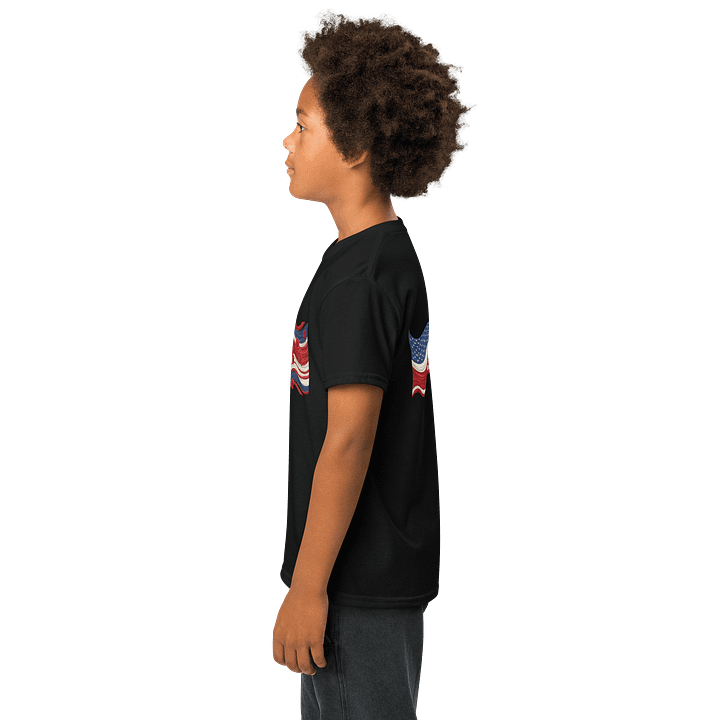 Patriotic Poppies Youth Sports Tee product image (2)