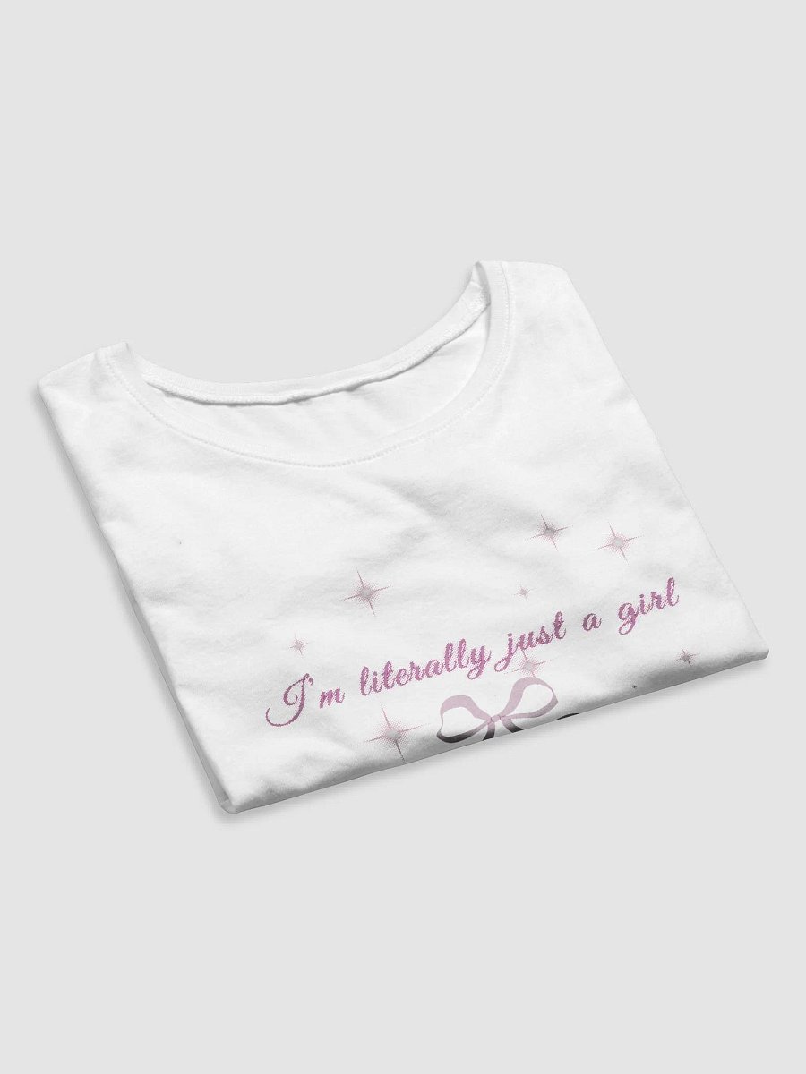 Sparkling I'm Just a Girl Baby Tee product image (10)