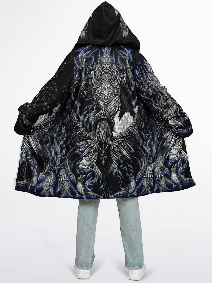 Valhalla Viking Design Zipper Cloak product image (2)