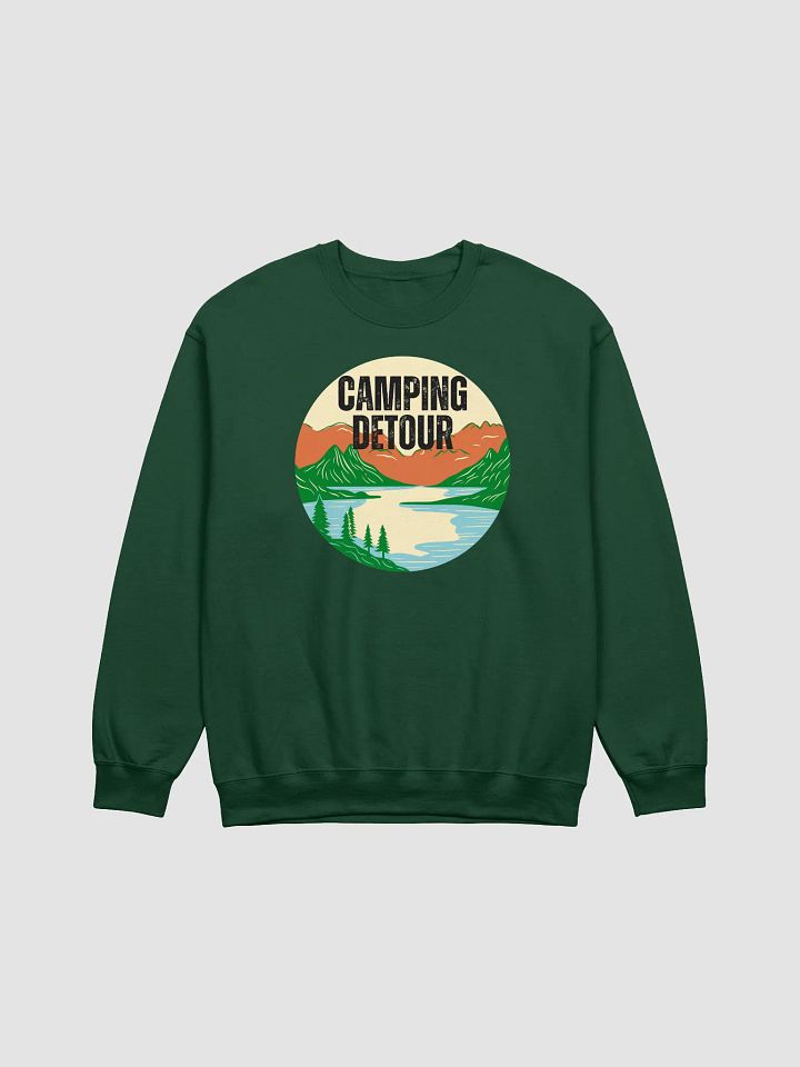 Camping Detour Unisex Crewneck Sweatshirt product image (2)