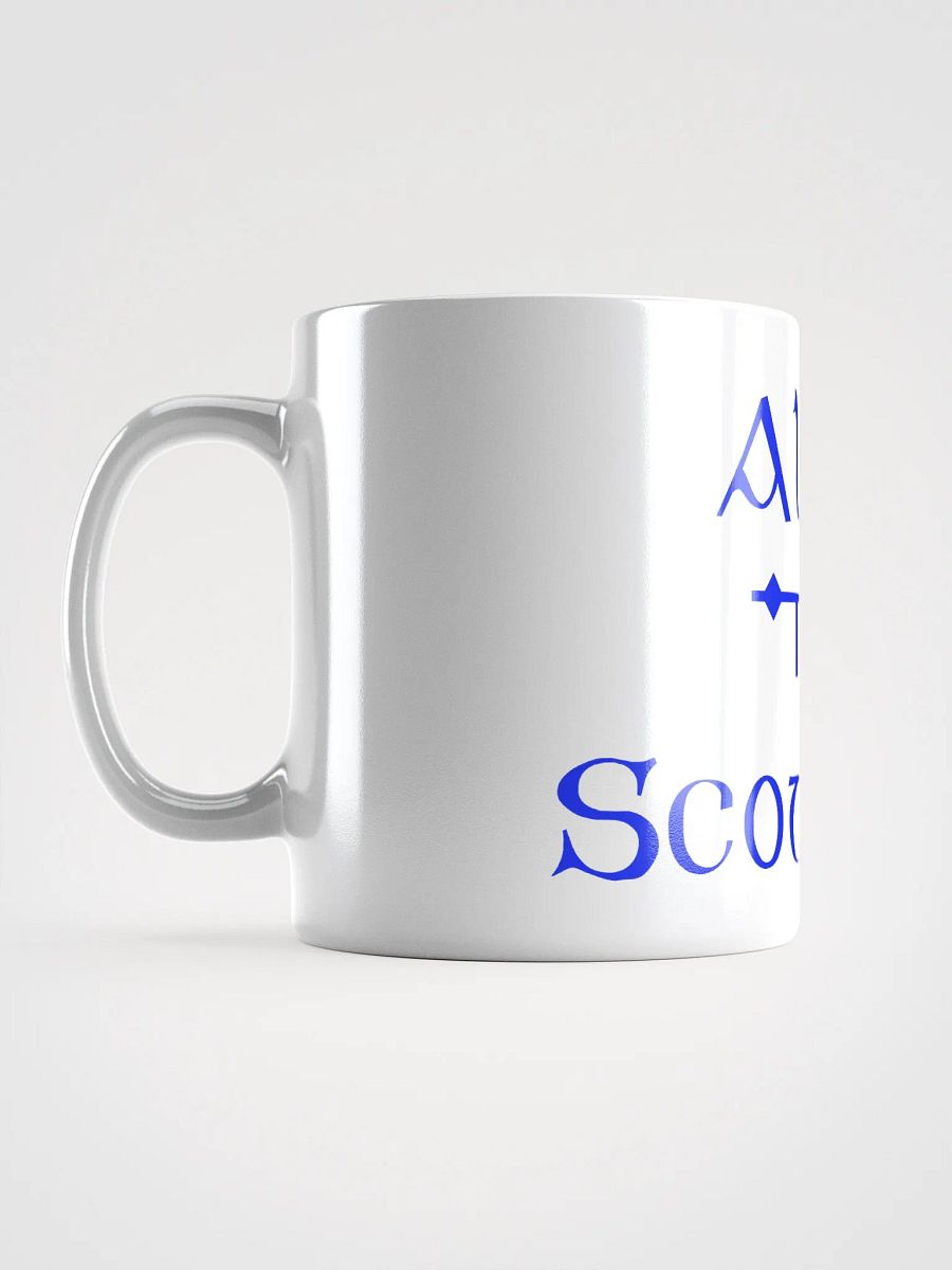 Scotland/Alba Scholastic style Ogham White Glossy Mug product image (6)