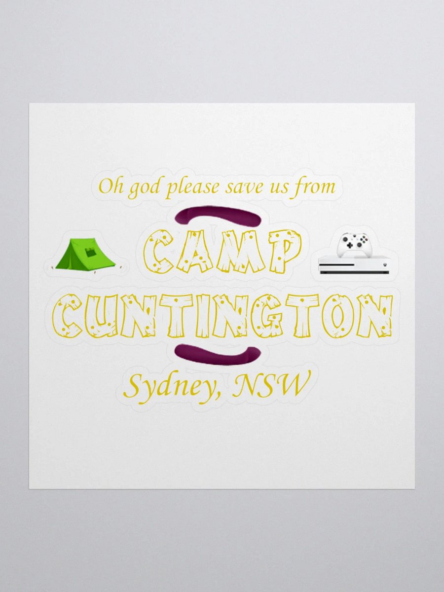 Camp C*ntington Sticker product image (1)