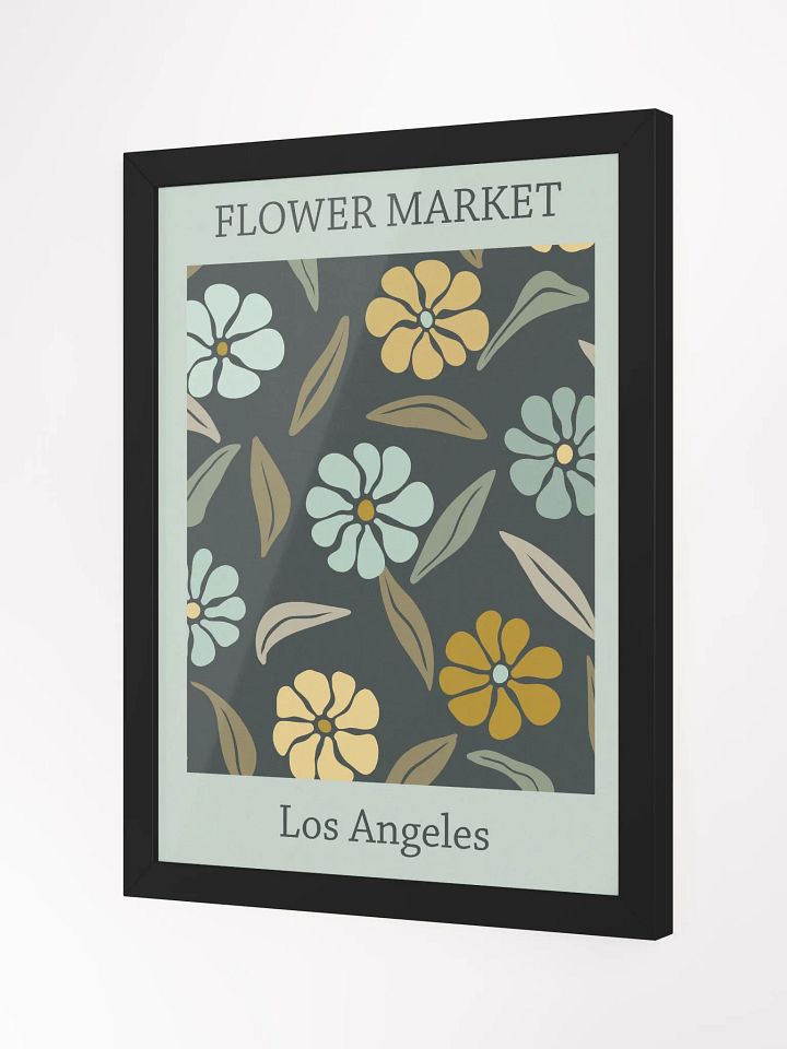 Flower Market Los Angeles - Framed Poster product image (2)