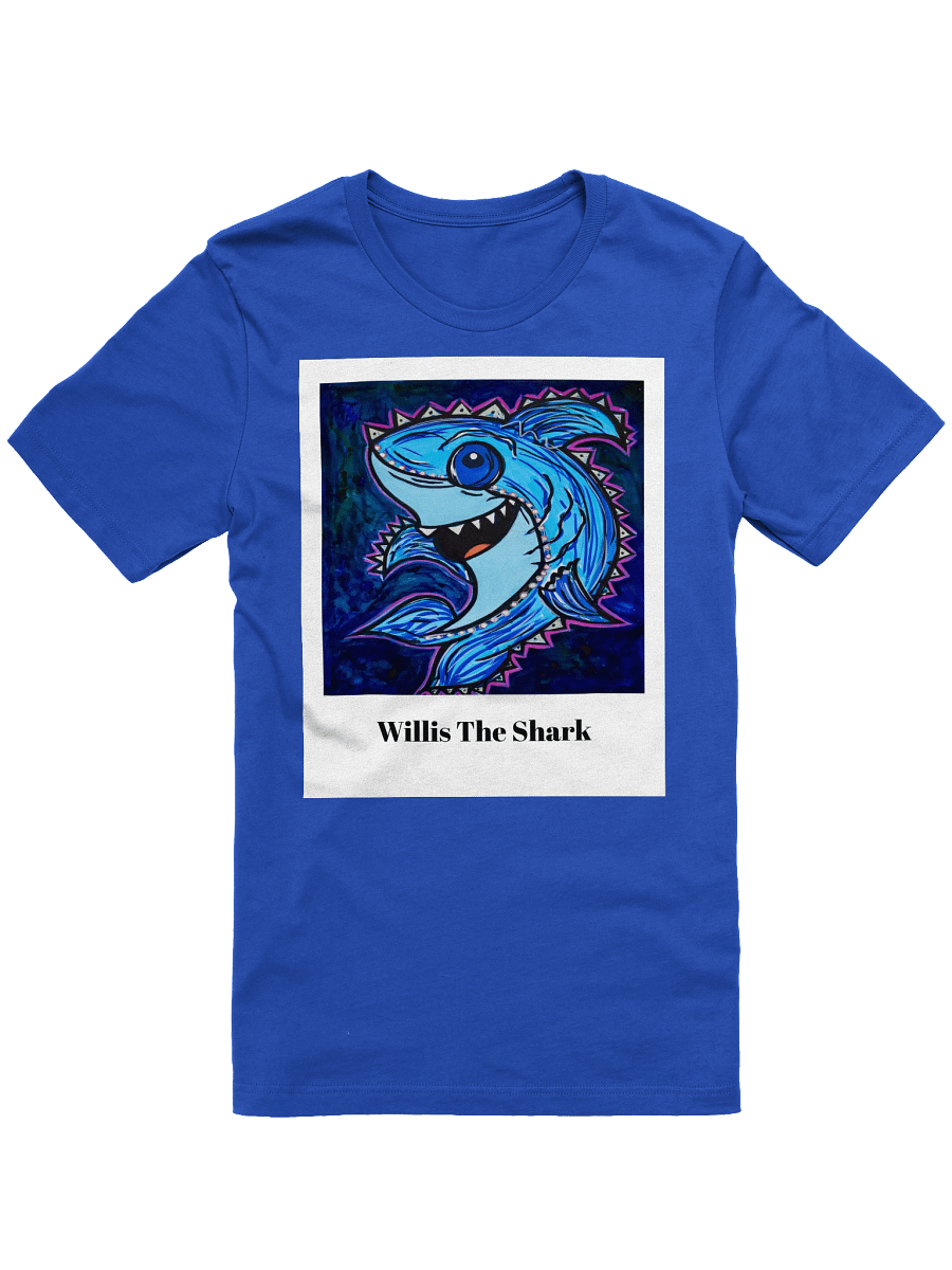 Willis The Shark Abstract Sea Animal T-Shirt product image (1)