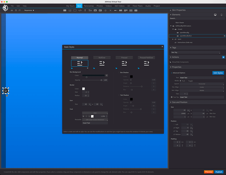 Simple Left Side Menu product image (3)