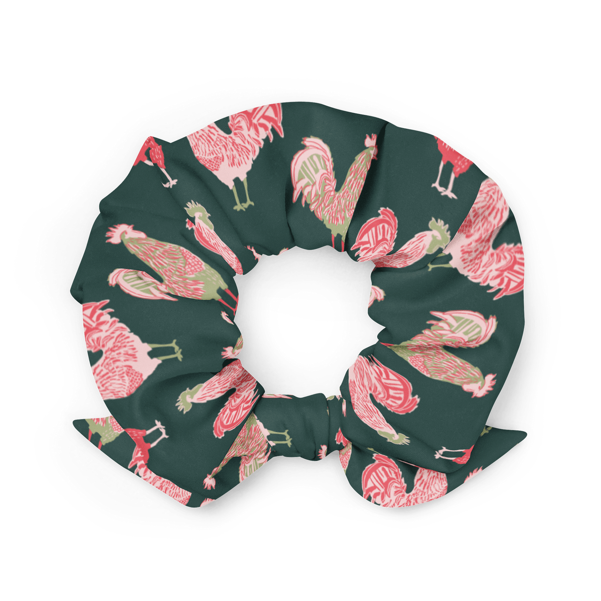 Rooster Rendezvous All-Over Print Scrunchie product image (2)