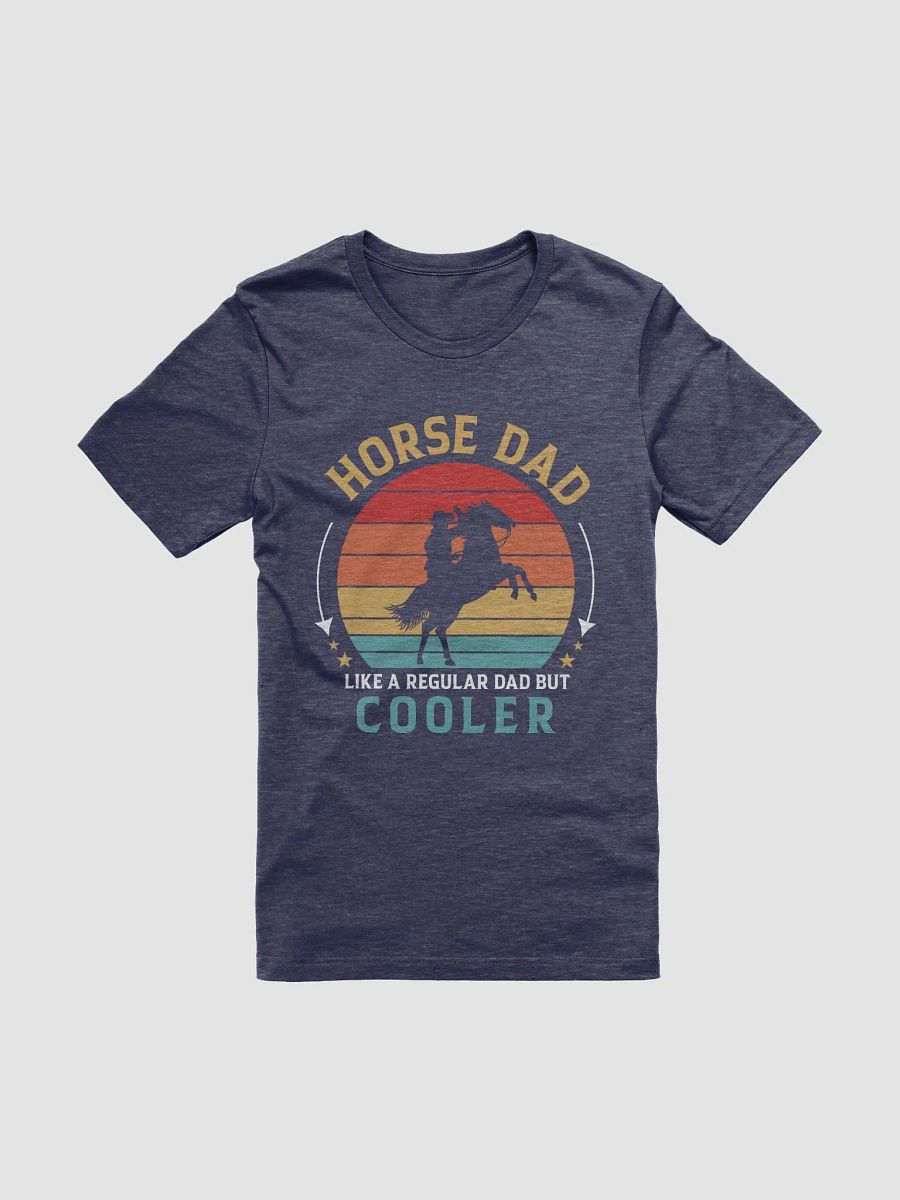 "Horse dad" t-shirt (dark background) product image (1)