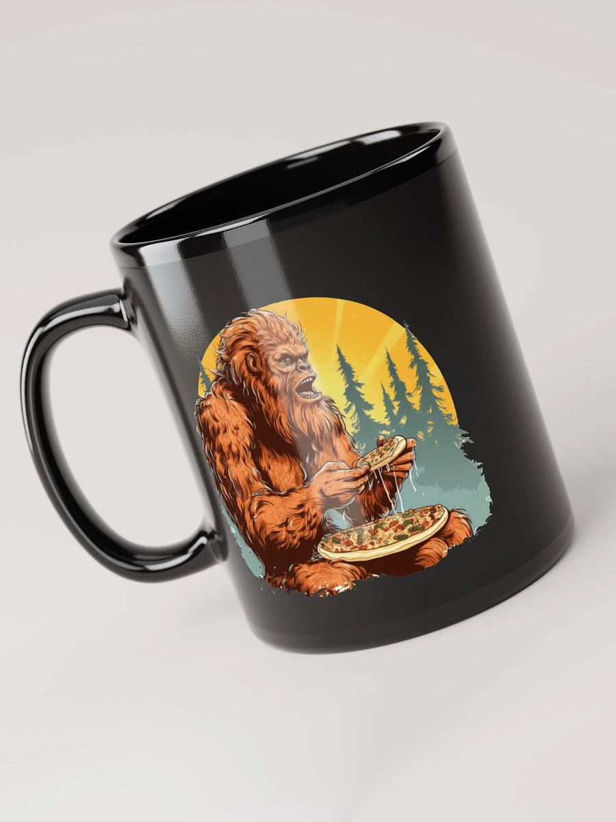 Sasquatch Eating Pizza Mug product image (3)