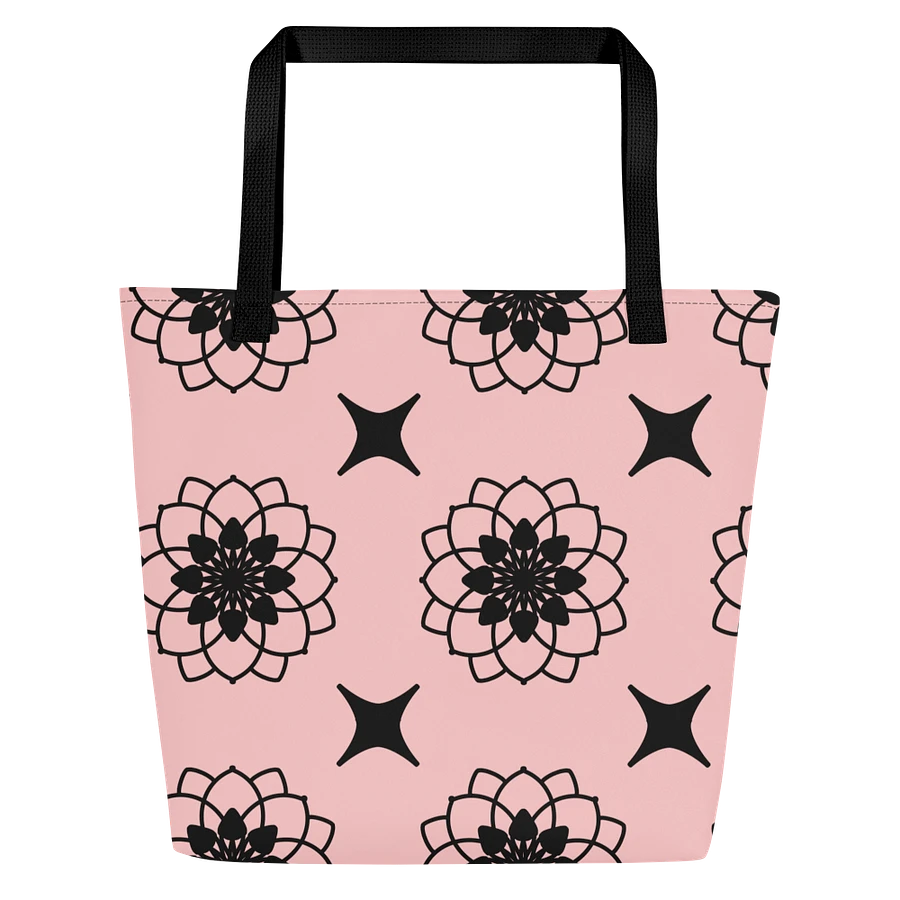 Gorgeous Blush and Black Pattern All Over Print Tote product image (2)