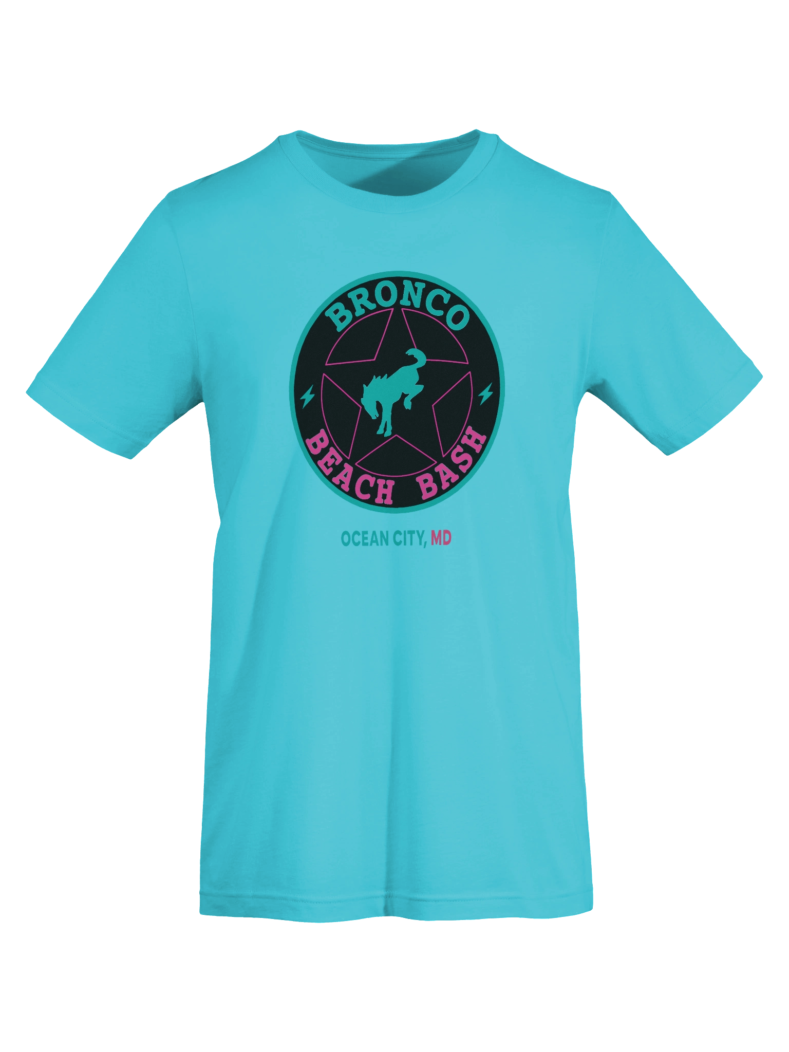 2025 Bronco Beach Bash Ocean City / Destination Bigfoot Bronco Collab | Full Frontal Bella + Canvas Supersoft T-Shirt (Multiple Colors Available) product image (7)