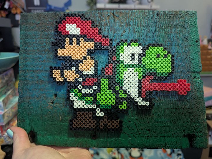 Yoshi's Island Perler Wallhanging product image (1)