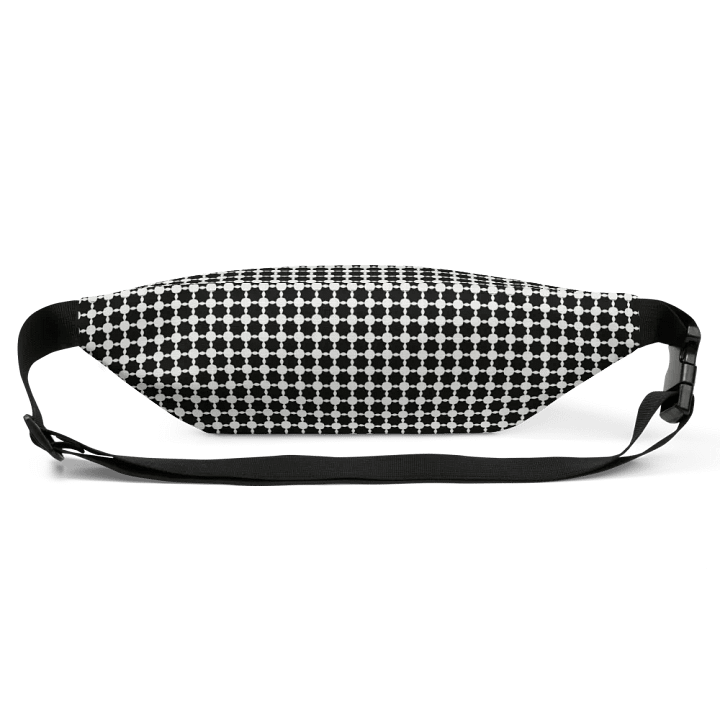 Abstract Black and White Chain Fanny Pack product image (2)